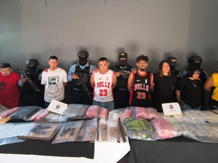 Dictan prisión preventiva contra siete presuntos miembros de la MS-13 en Villanueva