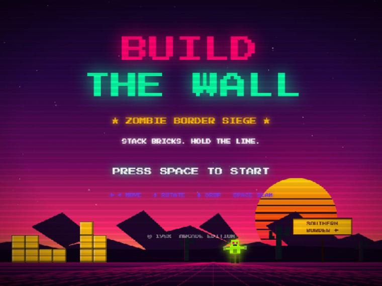 La Casa Blanca lanza videojuego 'Construye el Muro' y así reacciona Tetris