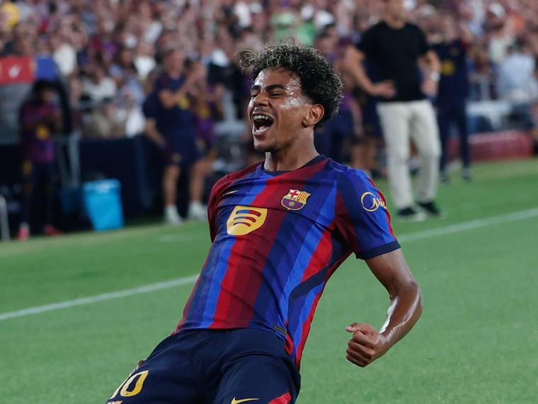 Lamine Yamal se luce con impresionante gol en el Barcelona vs Rayo Vallecano