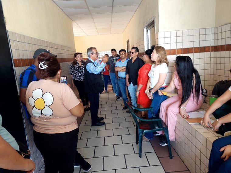 El Codeh también llegó al "pasillo del sufrimiento" de los empleados municipales