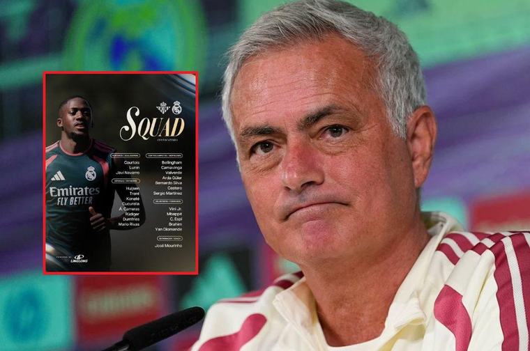Mou llama al nuevo fichaje: la gran novedad para el Real Madrid vs Betis