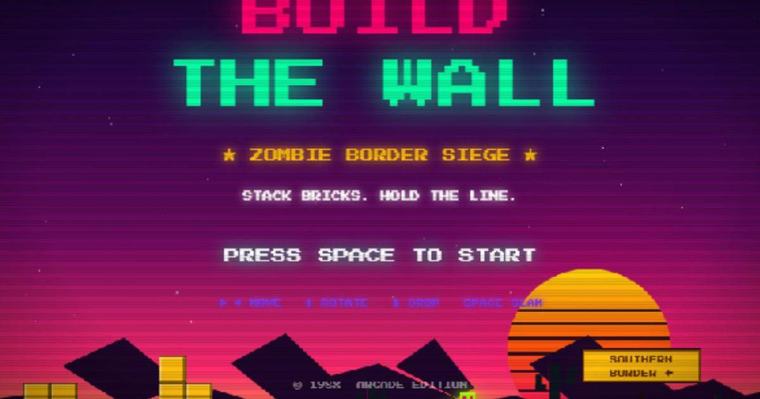 La Casa Blanca lanza videojuego 'Construye el Muro' y así reacciona Tetris