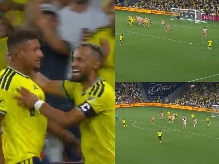 Bryan Acosta se luce y anota golazo en paliza del Nashville en la MLS